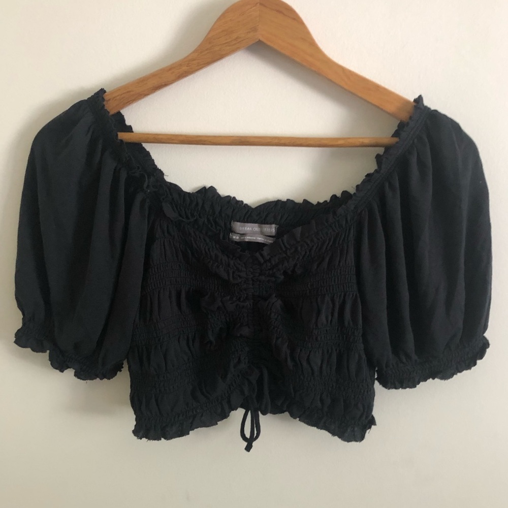 RUCHED CROP TOP